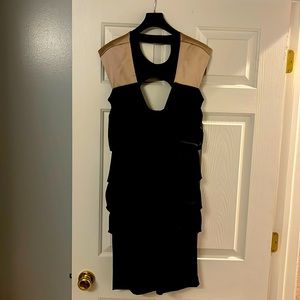 Nicole Miller Dress gold and black. Gently Used